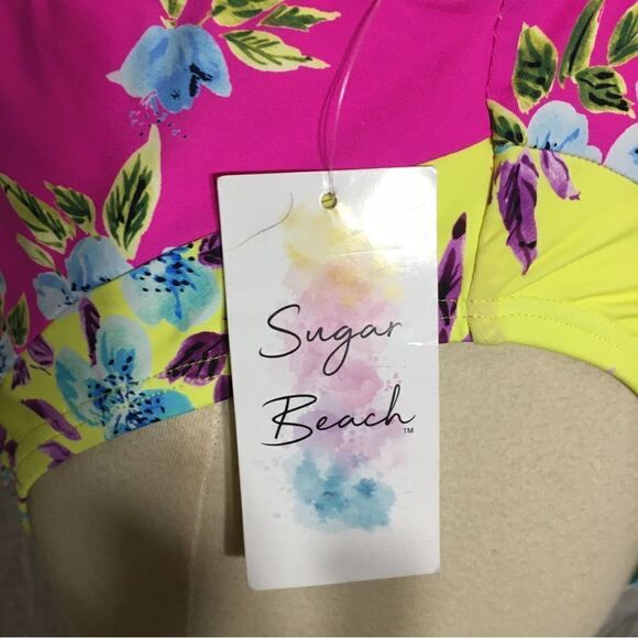 Sugar Beach NWT Colorful Floral Swim Bottom Size Small - Picture 5 of 6